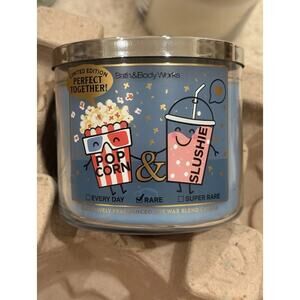 Bath & Body Works POPCORN & SLUSHIE 3-Wick Candle Sold Out